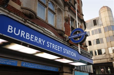 burberry's tube station